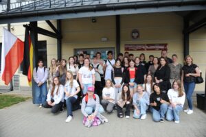 zdjęcie uczniów w ramach wymiany Polsko-Niemieckiej