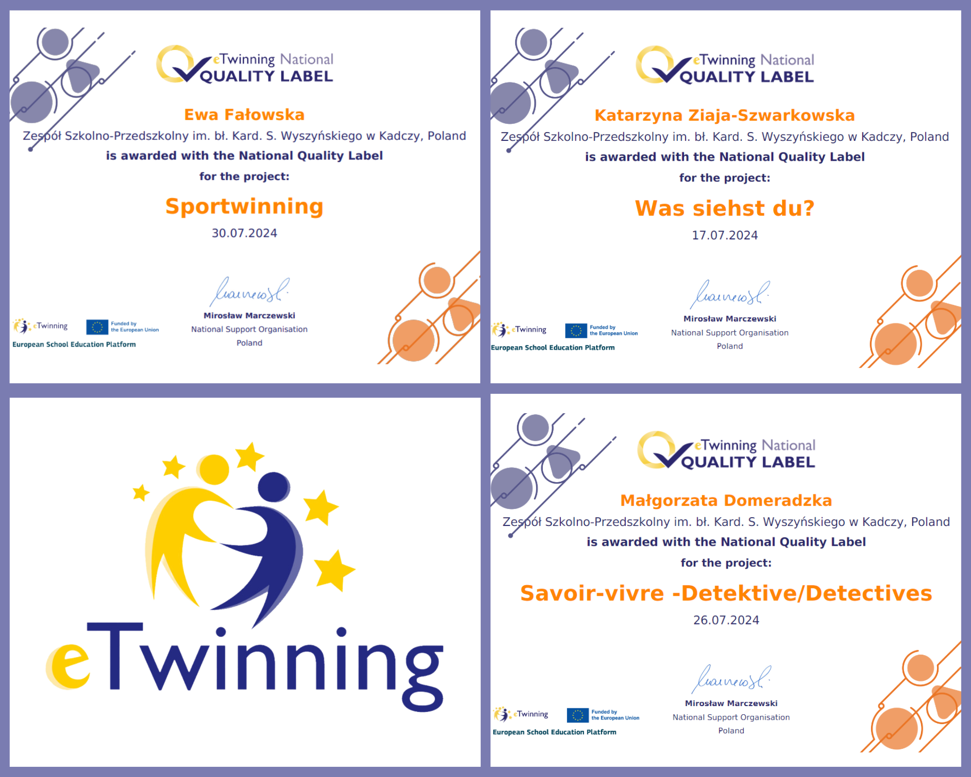 Wyróżnienia eTwinning