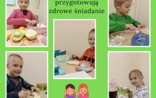 pierwszaki przygotowują zdrowe śniadania