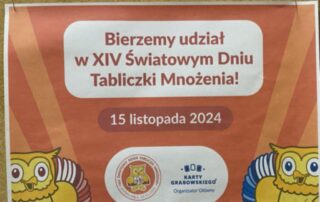 Plakat XIV Światowego Dnia Tabliczki Mnożenia