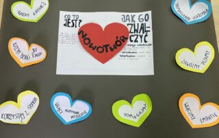 Plakat, promujący akcję.