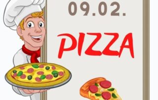 Plakat - menu Pizza.
