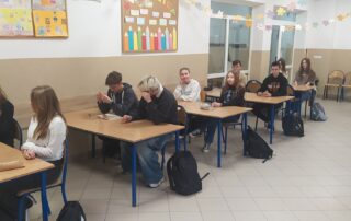 Uczestnicy Szkolnego Konkursu Czytelniczego