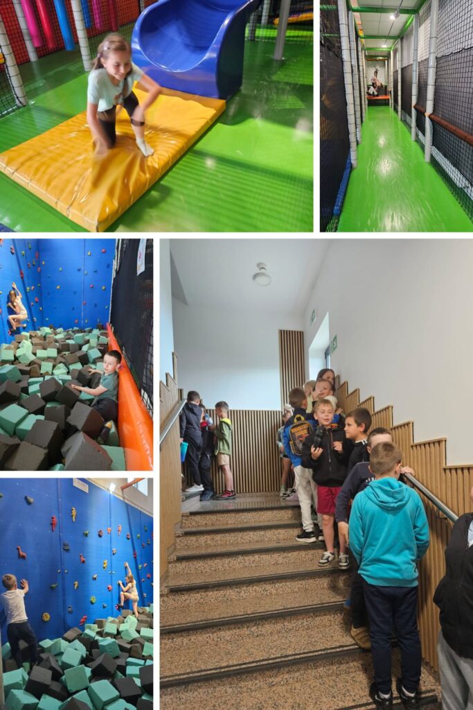 Uczniowie klas I-III podczas pobytu w Nibylandii