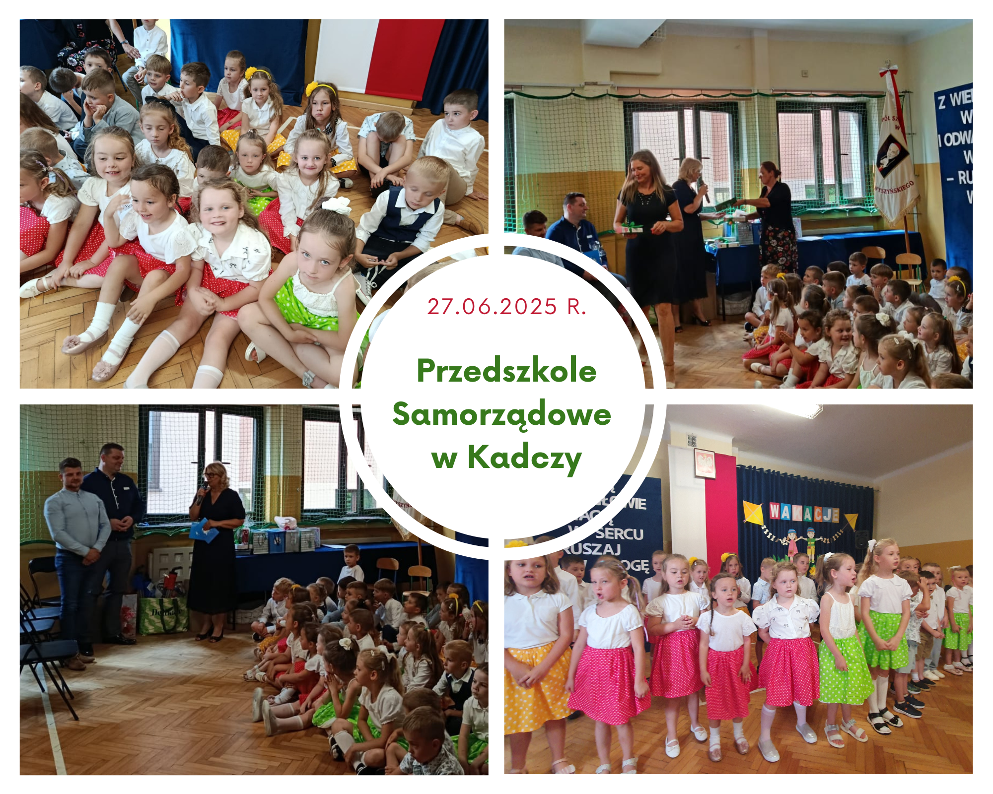 Uroczystość z okazji zakończenia roku w przedszkolu