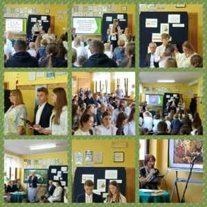 Kolaż zdjęć z Narodowego Czytania.