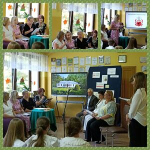 Kolaż zdjęć z Czytania Narodowego.