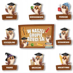 Plakat - dzieci w naszej grupie.