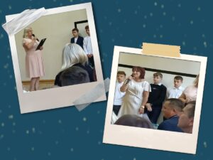 Wystąpienie p. Dyrektor oraz p. mgr Lucyny Citak