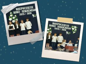 Uczniowie podczas występu.