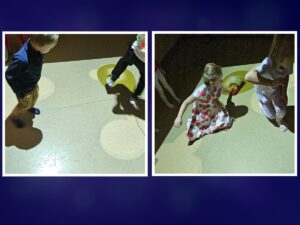 Dzieci z oddziału przedszkolnego podczas Dnia Kropki.