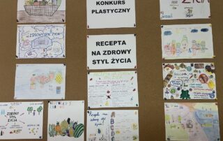 Zdjęcie prac konkursowych.