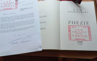 Tekst podziękowań.