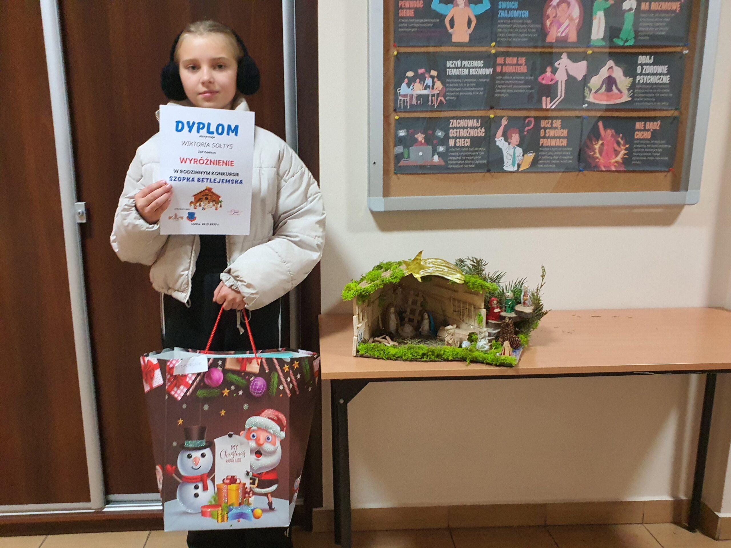 Nagrodzona uczennica