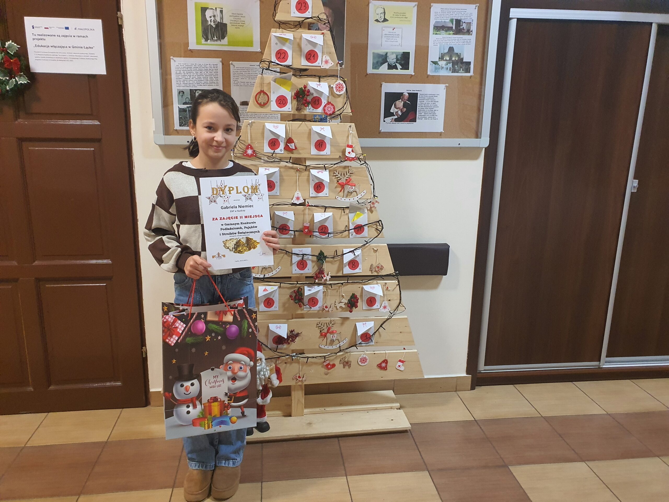 Nagrodzona uczennica