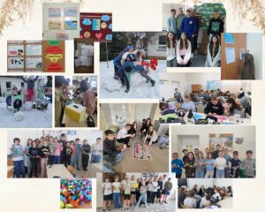 Kolaż zdjęć z różnymi aktywnościami