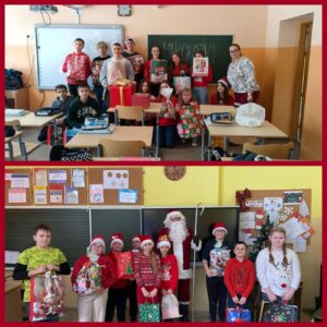 Mikołajki klasowe, kl. VIII i III