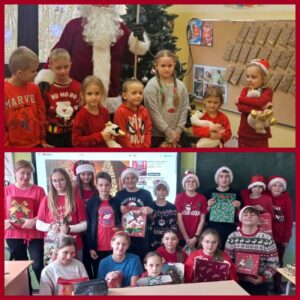 Mikołajki klasowe, oddział przedszkolny i klasa VI