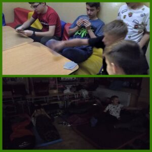 Zabawy integracyjne.