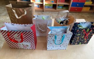 Upominki, przygotowane dla mieszkańców Obidzy.