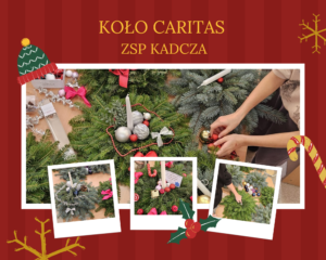 Stroiki przygotowane przez członków koła Caritas