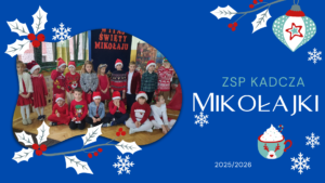 Klasa I podczas oczekiwania na Świętego Mikołaja