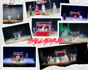 Kolaż zdjęć ze spektaklu