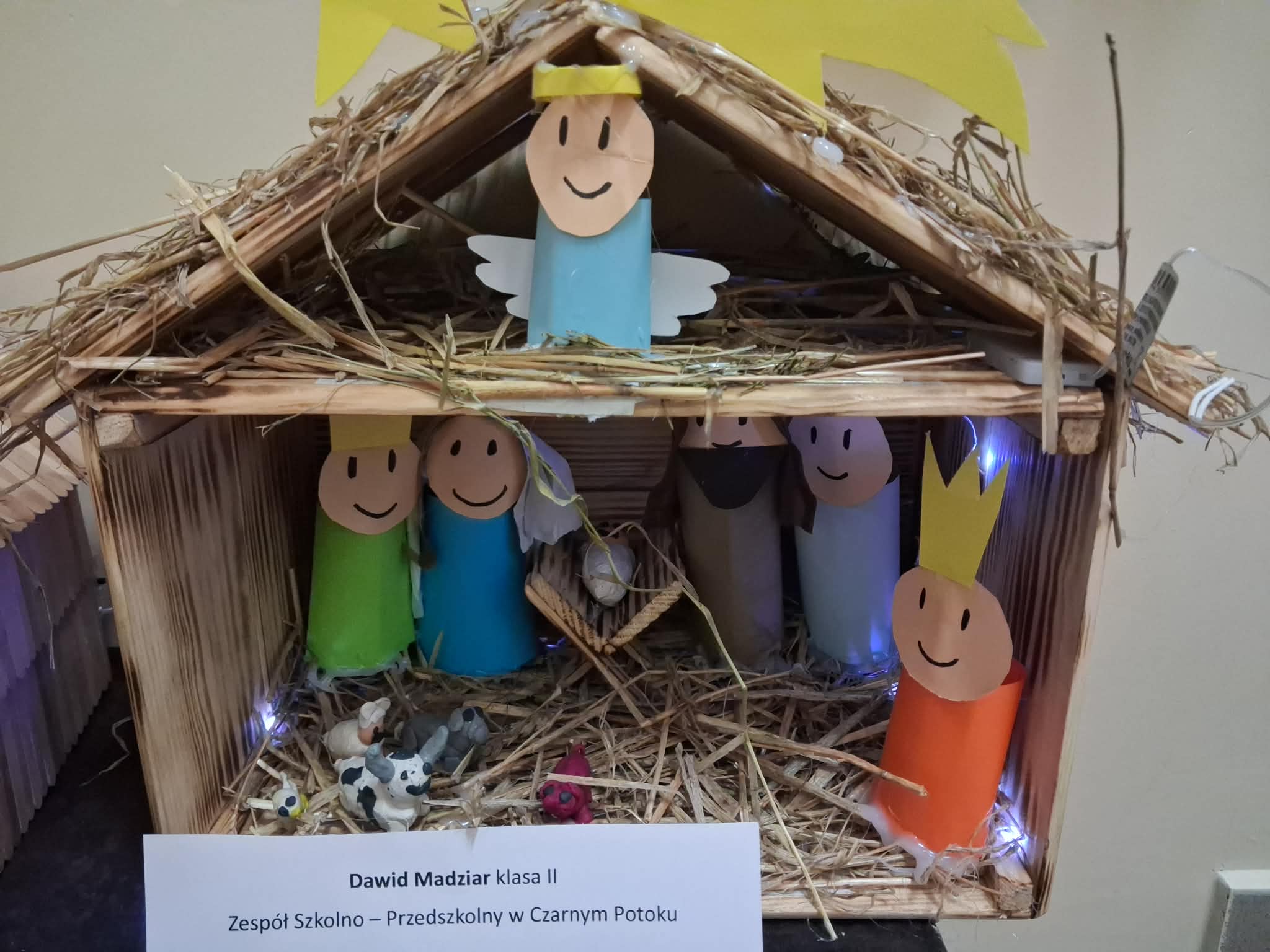 Szopka wykonana na konkurs