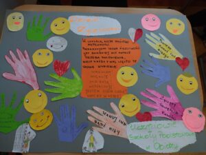 Życzenia przesłane do uczniów innej szkoły.