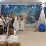 Maryja i Józef szukają miejsca, rozmawiają z gospodarzami