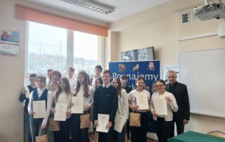 Uczestnicy gminnego etapu konkursu „Poznajemy Parki Krajobrazowe Polski”