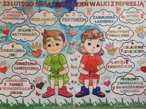Plakat przygotowany przez uczniów