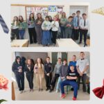 Kolaż dwóch zdjęć - klasa 6 i klasa 8