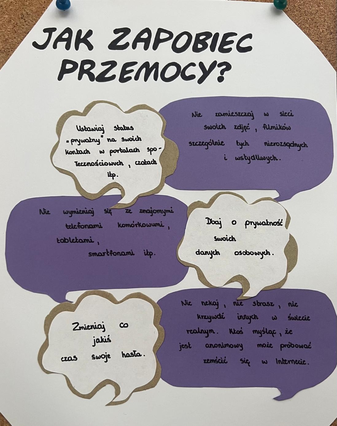 Plakat Stop Przemocy