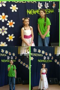 Anna I Marta podczas występu.