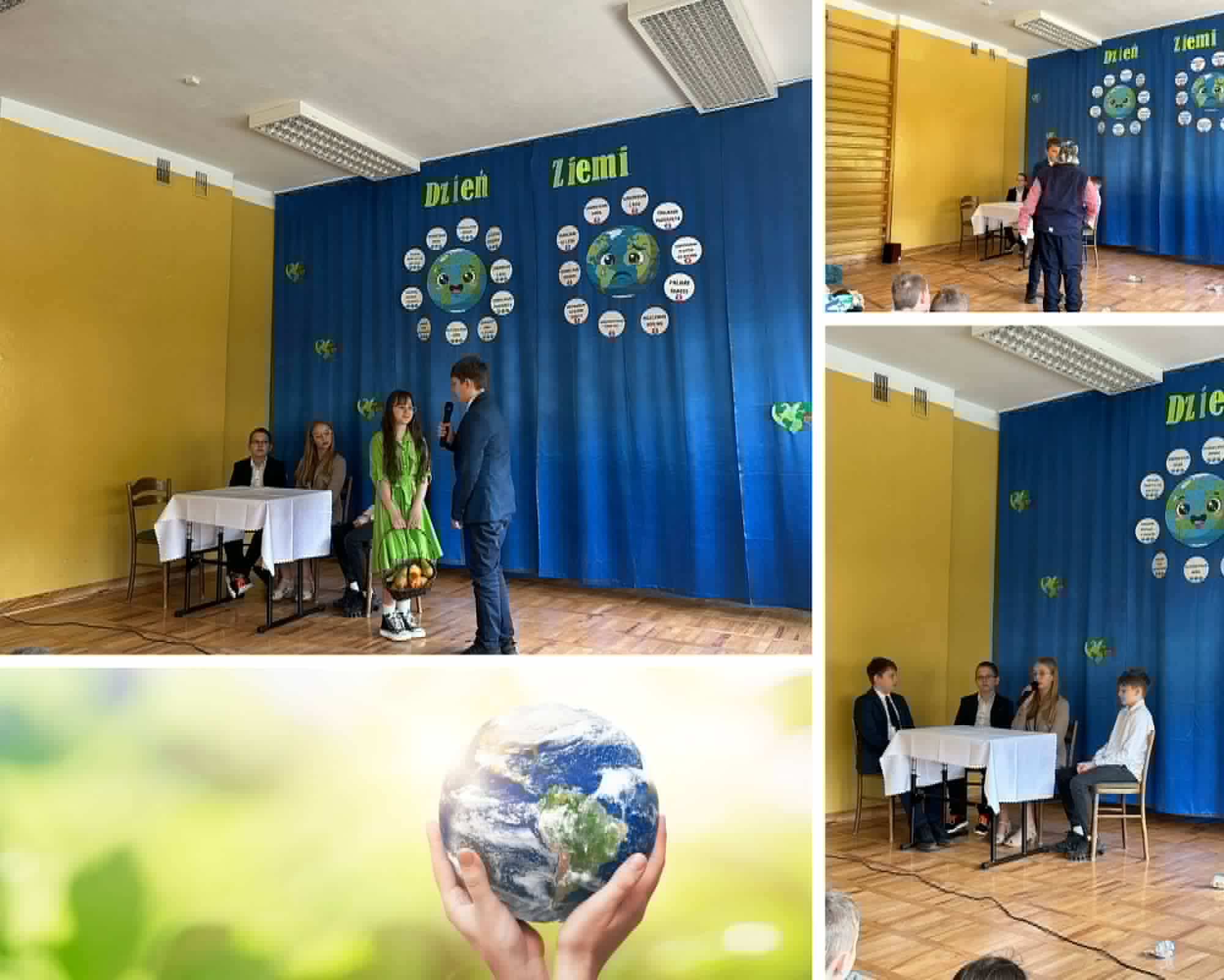 Kolaż zdjęć z apelu