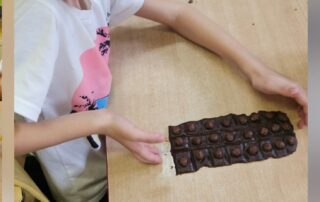 Ciastolina czekoladowa.