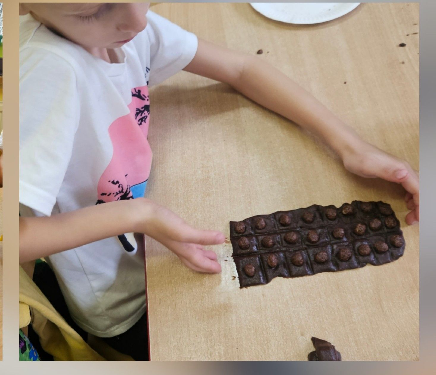 Ciastolina czekoladowa.