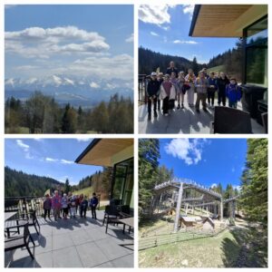 Uczniowie podczas wycieczki.