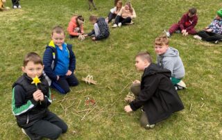 Uczniowie podczas warsztatów.