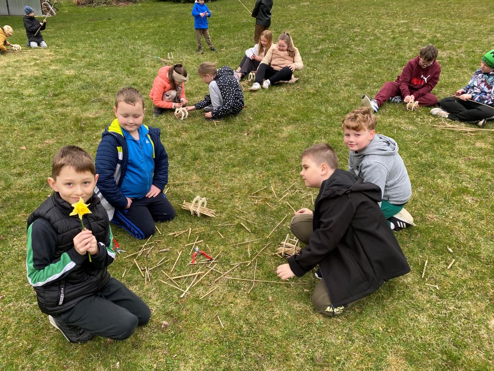 Uczniowie podczas warsztatów.