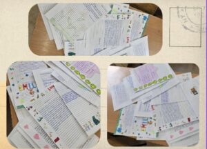 Kolaż listów klasy 3