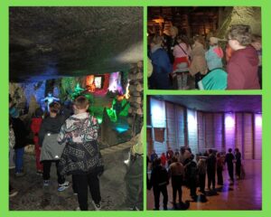 Uczniowie podczas zwiedzania.