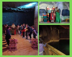 Uczniowie podczas zajęc warsztatowych.