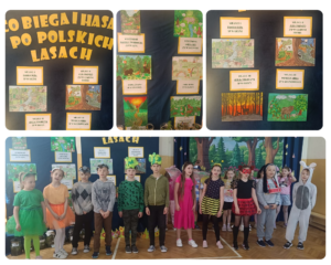 Kolaż zdjęć przedstawiający uczestników uroczystości