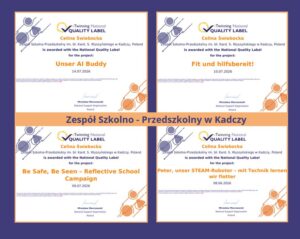 Krajowe Odznaki Jakości dla ZSP w Kadczy